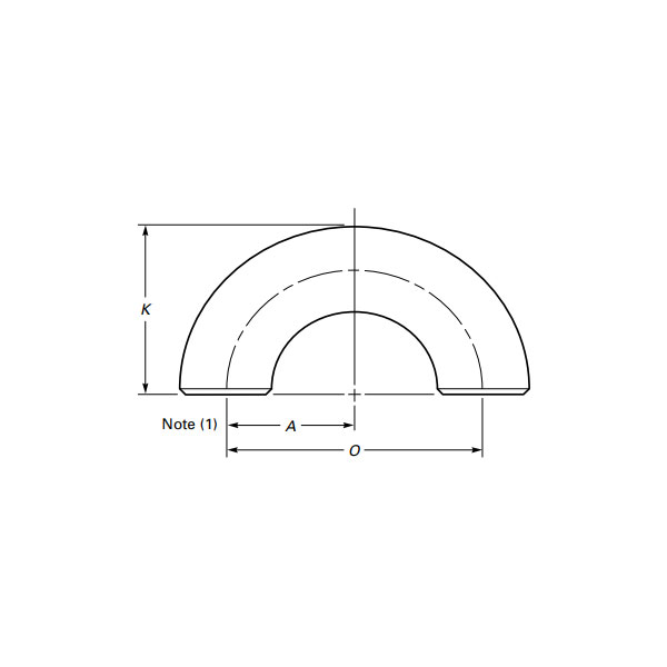 Butt Weld 180 Degree Cubitus