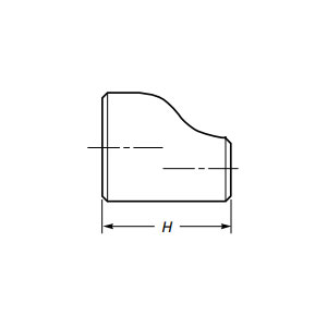 Butt Weld Eccentricum Reducer